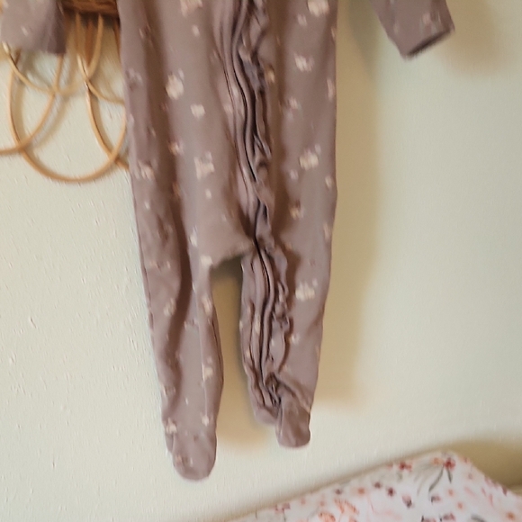 Floral Ruffle Kids One Piece - Picture 6 of 7